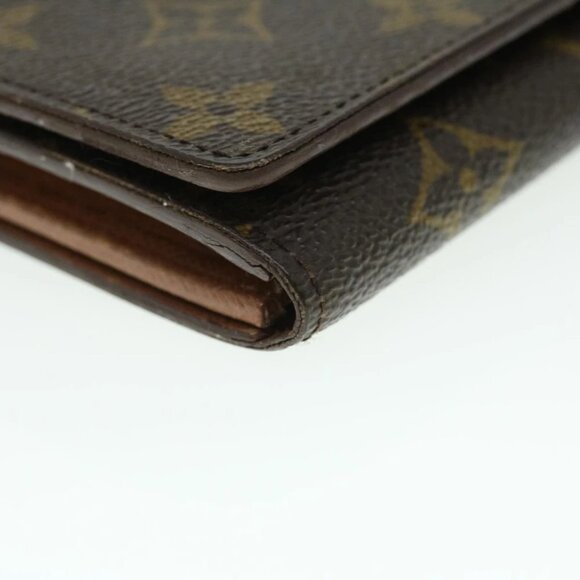 LOUIS VUITTON Monogram Porte Monnaie Billets Tresor Wallet M61730 LV Auth 52460 - Picture 14 of 15